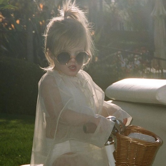 CHLOÉ KIDS Willow hexagonal-frame sunglasses - Picture 5 of 7